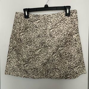 NWT 12 Leather Animal Print Free People Skirt